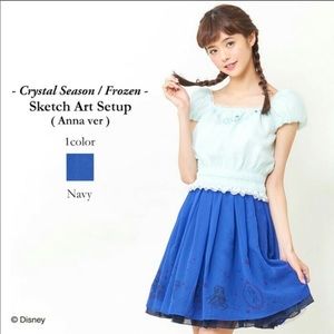 Secret Honey Anna sketch art setup dress